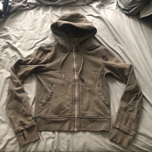 Lululemon Zip Up Hoodie size 2 Green